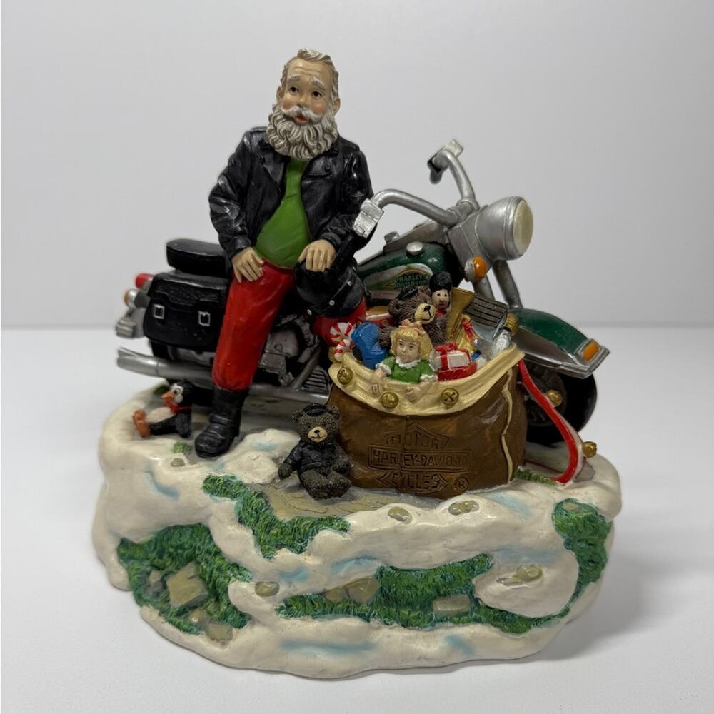 Harley-Davidson Santa Music Box "Born to Ride" Musical